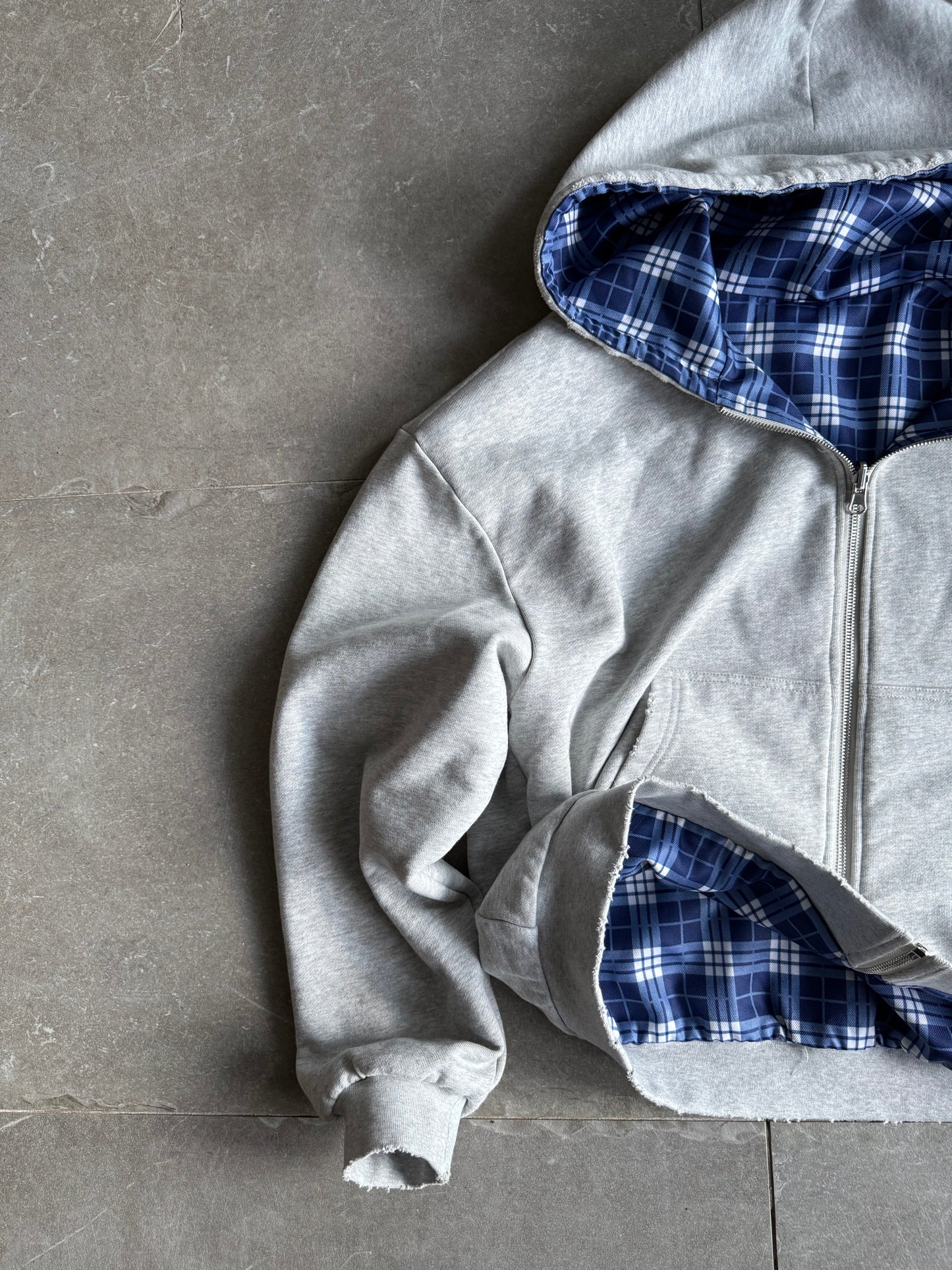 GREY REVERSIBLE JACKET